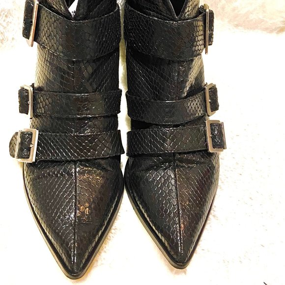 LEATHER  ANKLE BOOTS - zara - Picture 10 of 15